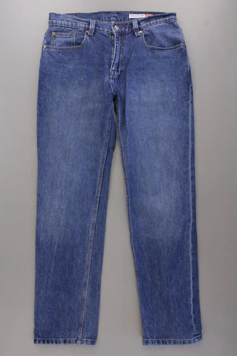 Review Straight Jeans für Herren Gr. W30/L30 blau aus Baumwolle