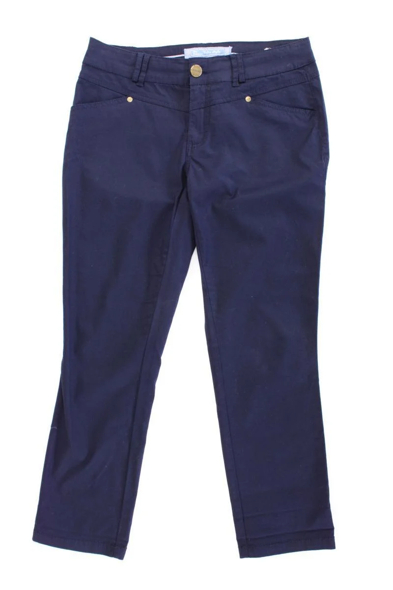 Street One Hose Gr. 36 blau aus Baumwolle