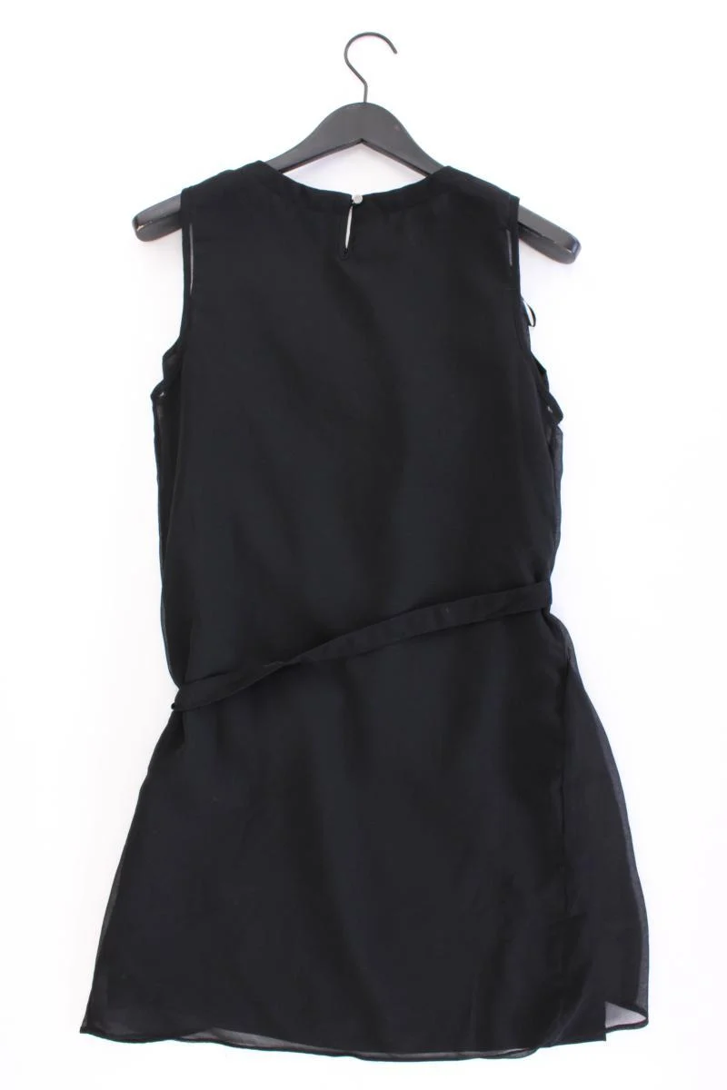 Street One Abendkleid Gr. 38 mit Gürtel Ärmellos schwarz aus Polyester