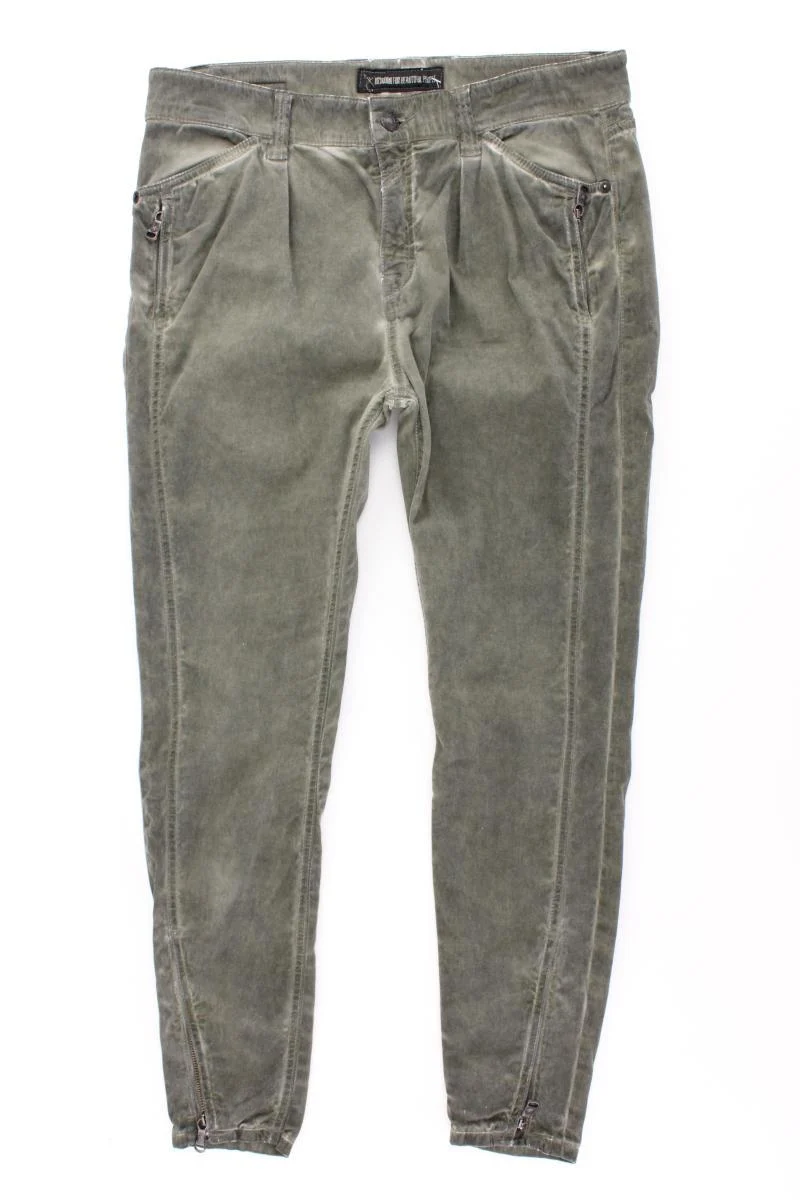 Drykorn 7/8 Hose Gr. w28/L32 olivgrün aus Baumwolle