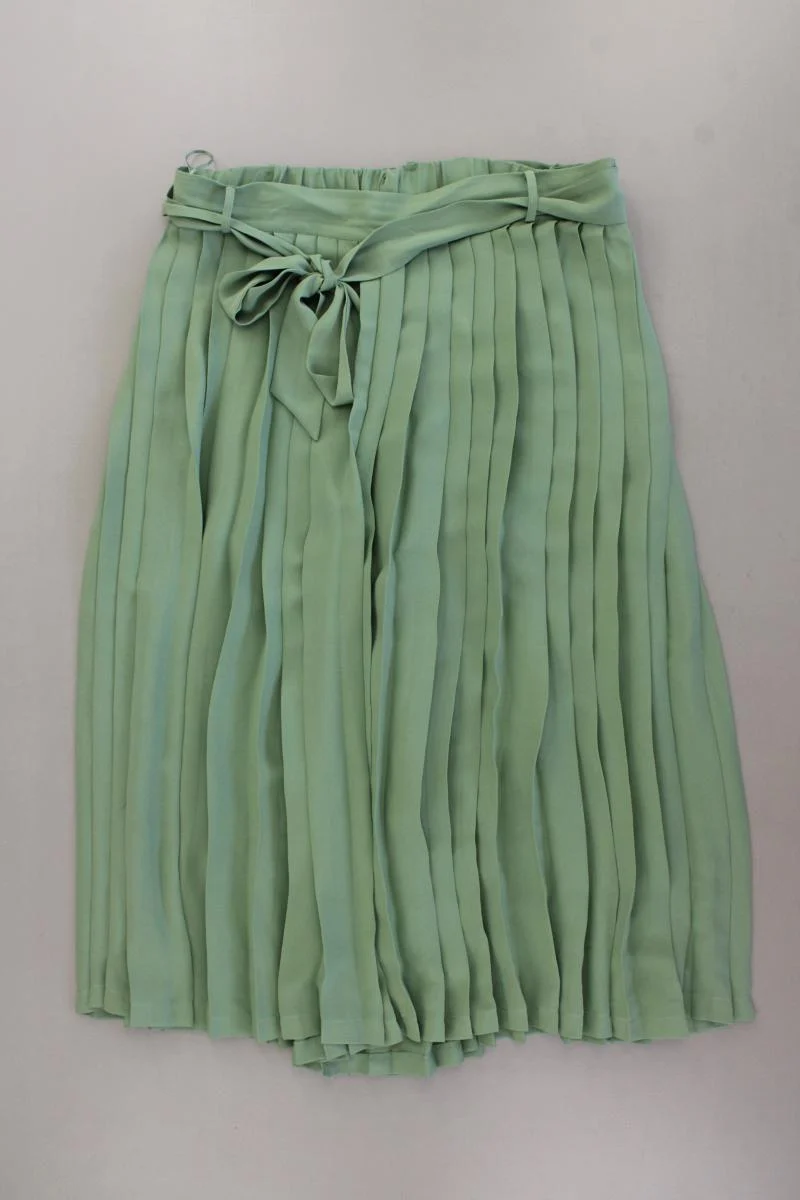 Alfredo Pauly Stoffhose Gr. 44 mit Gürtel grün aus Polyester