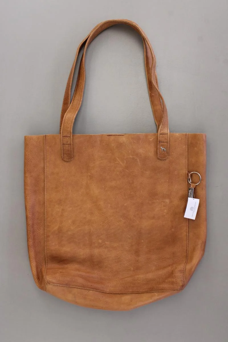 Hunter Schultertasche braun aus Leder
