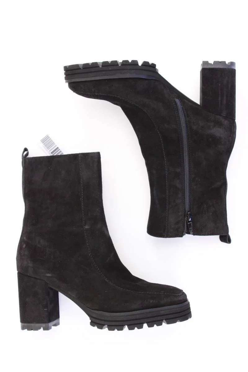 Peter Kaiser Wildlederstiefel Gr. 37 schwarz