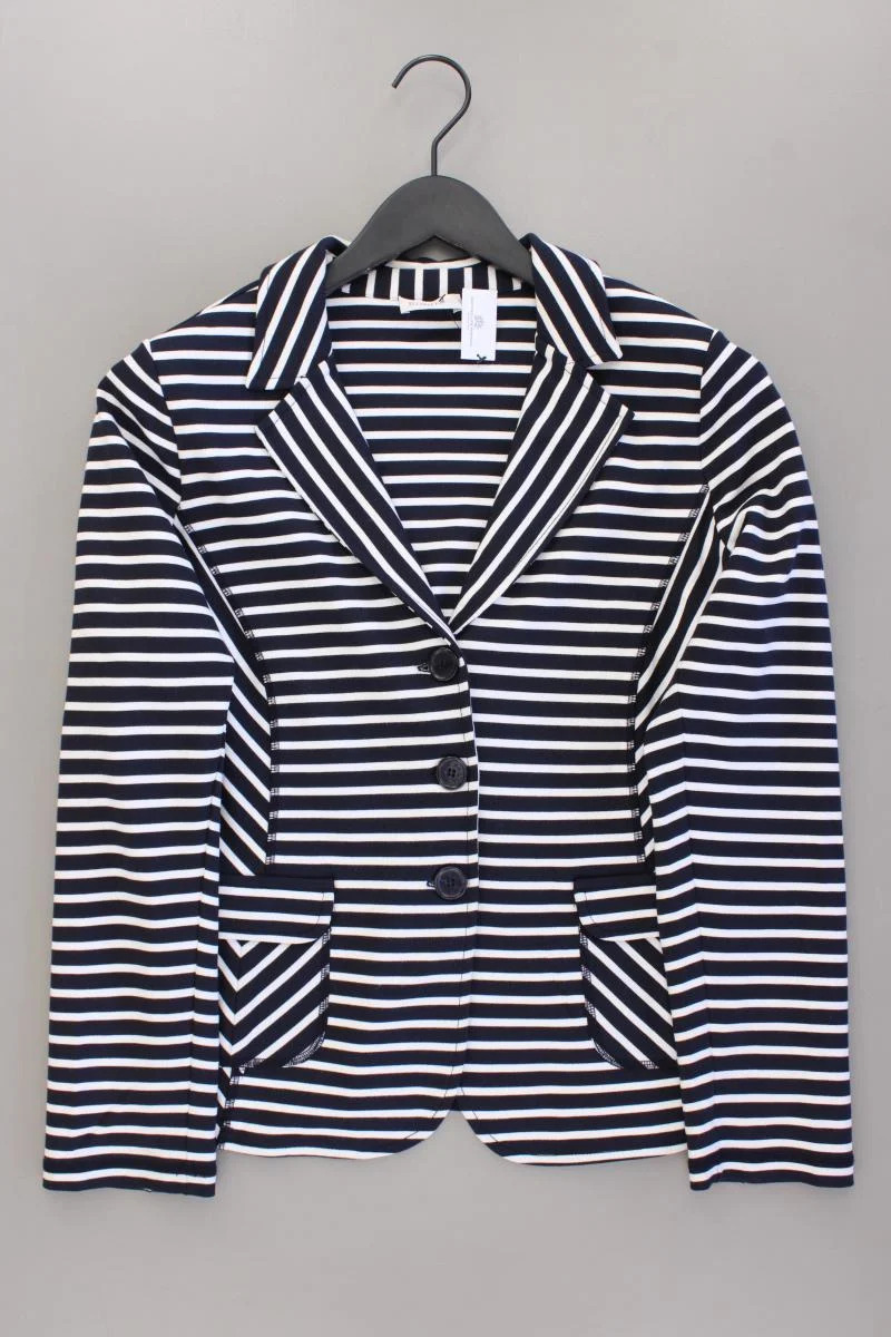 Bonita Jerseyblazer Gr. L gestreift blau aus Viskose