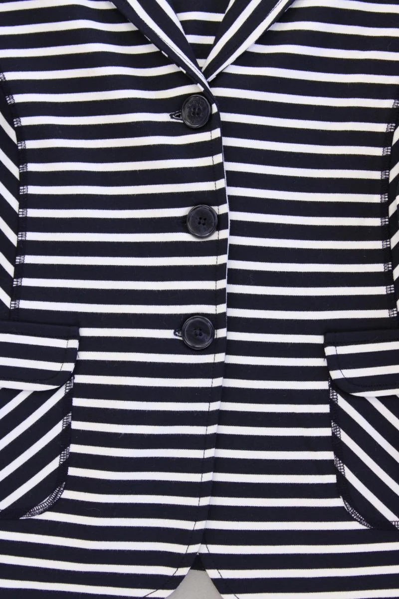 Bonita Jerseyblazer Gr. L gestreift blau aus Viskose