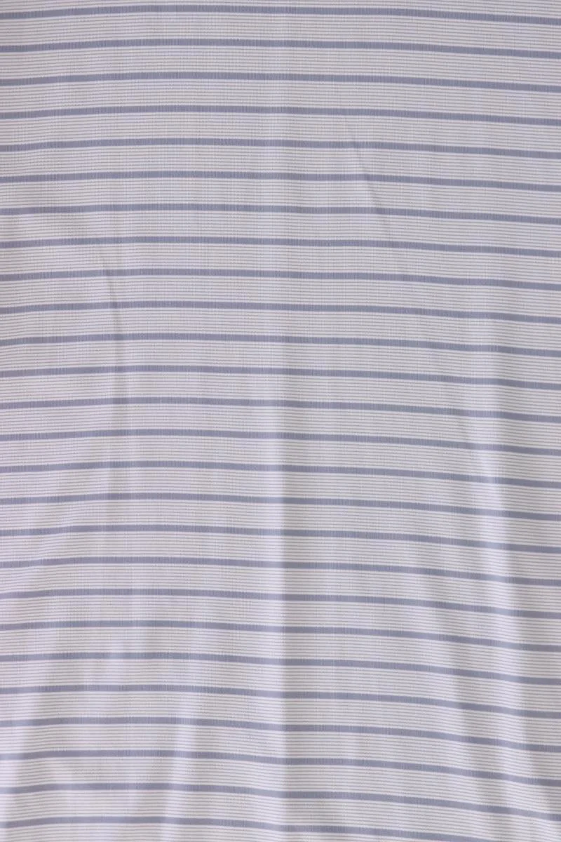 Calvin Klein Ringelshirt für Herren Gr. XL gestreift Kurzarm blau aus Nylon