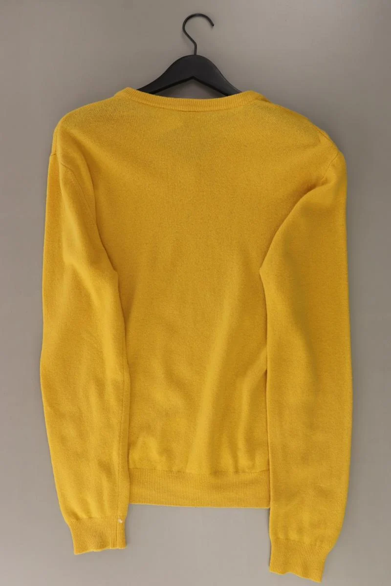Feinstrickpullover für Herren Gr. L gelb