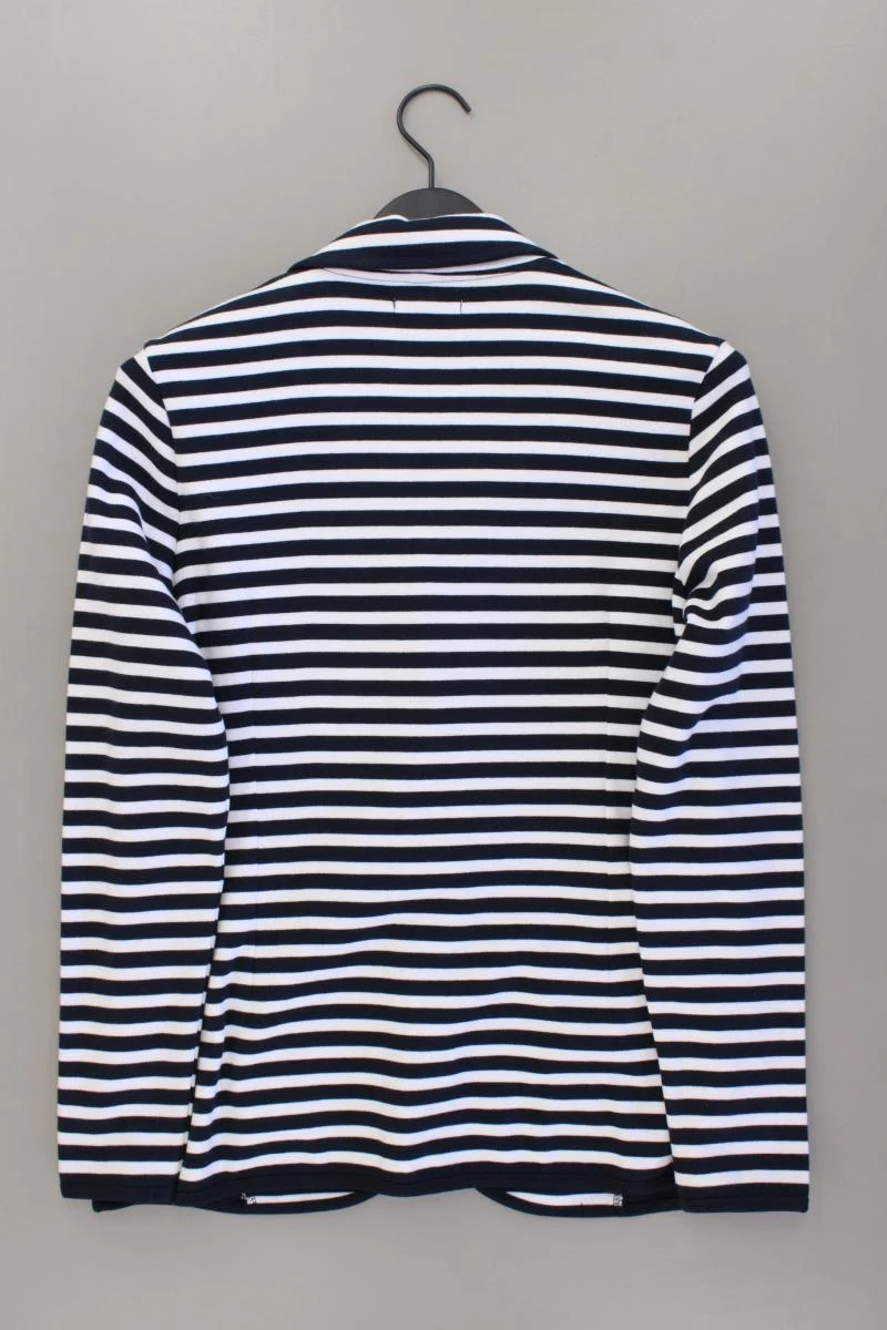 Marco Pecci Longblazer Gr. 42 gestreift blau aus Baumwolle