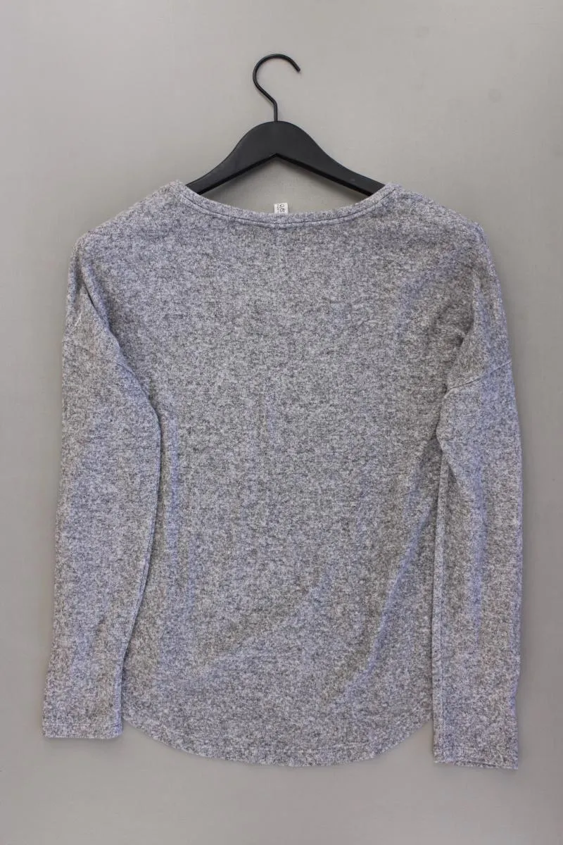 QS by s.Oliver Feinstrickpullover Gr. S grau aus Viskose
