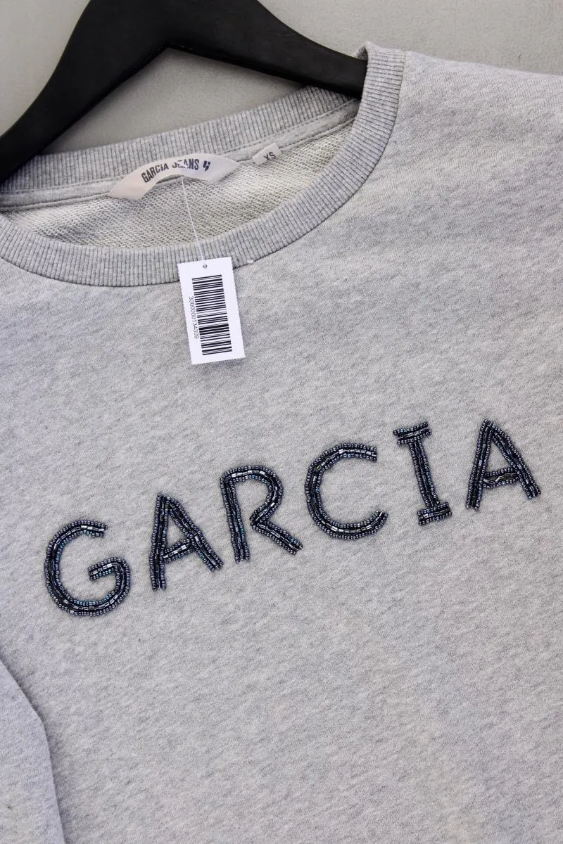 Garcia Jeans Langarmkleid Gr. XS grau aus Baumwolle