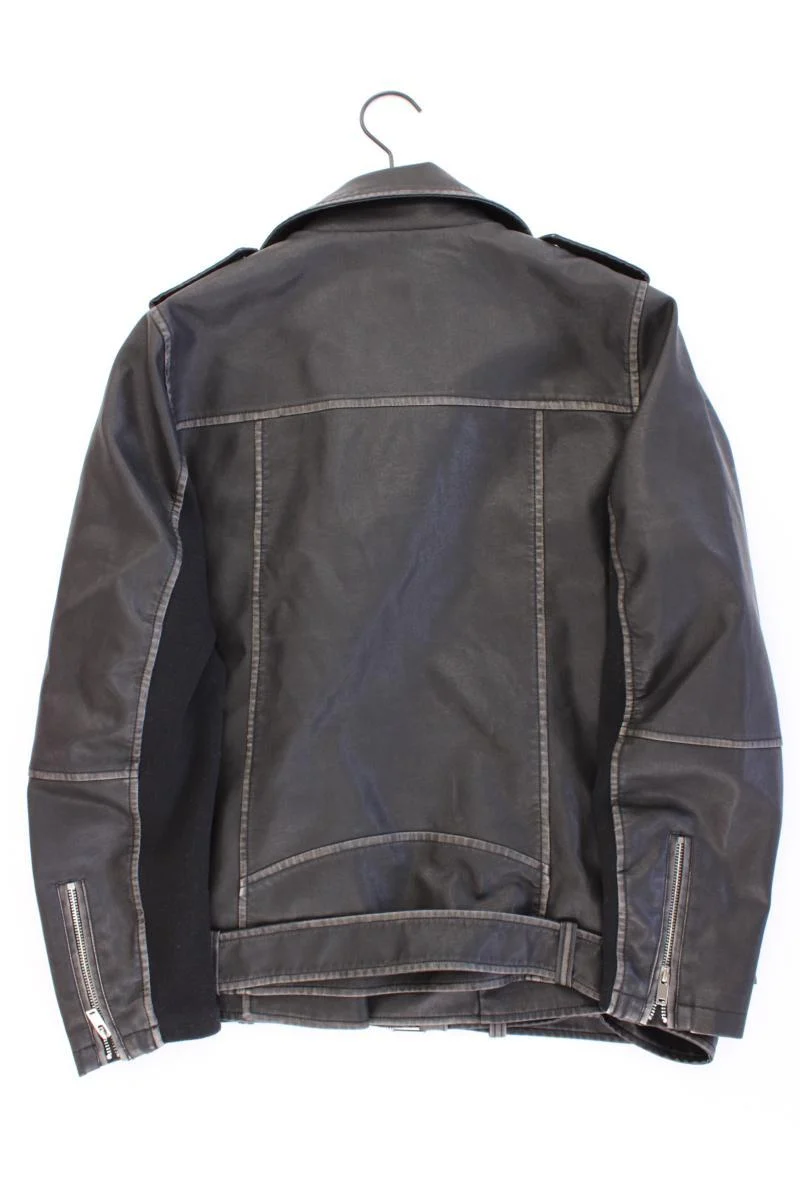 Studio Untold Kunstlederjacke Gr. 46/48 schwarz