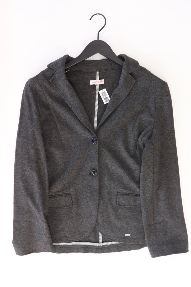s.Oliver Jerseyblazer Gr. L grau aus Viskose
