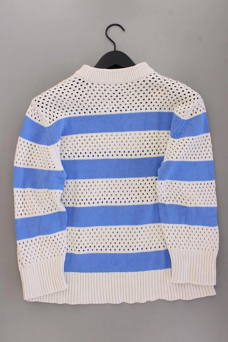 Vero Moda Pullover mit Lochmuster Gr. XS gestreift neuwertig creme