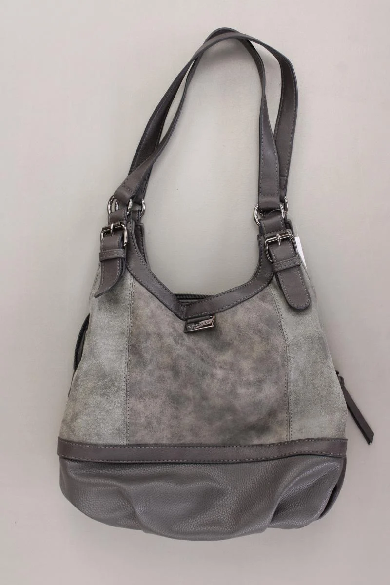 Tom Tailor Schultertasche grau aus Kunstleder