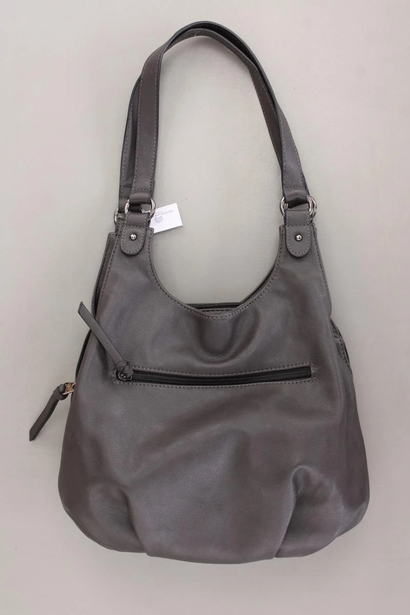 Tom Tailor Schultertasche grau aus Kunstleder