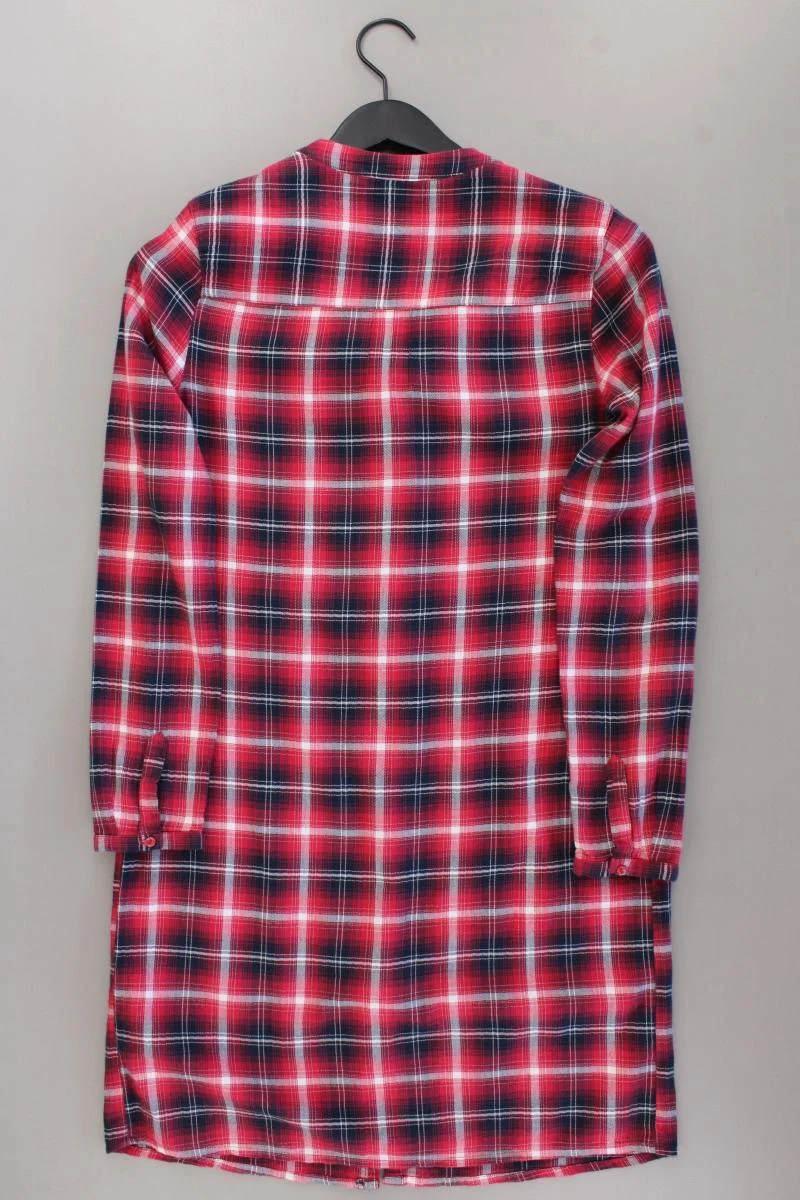 Esprit Langarmkleid Gr. 36 kariert rot aus Baumwolle