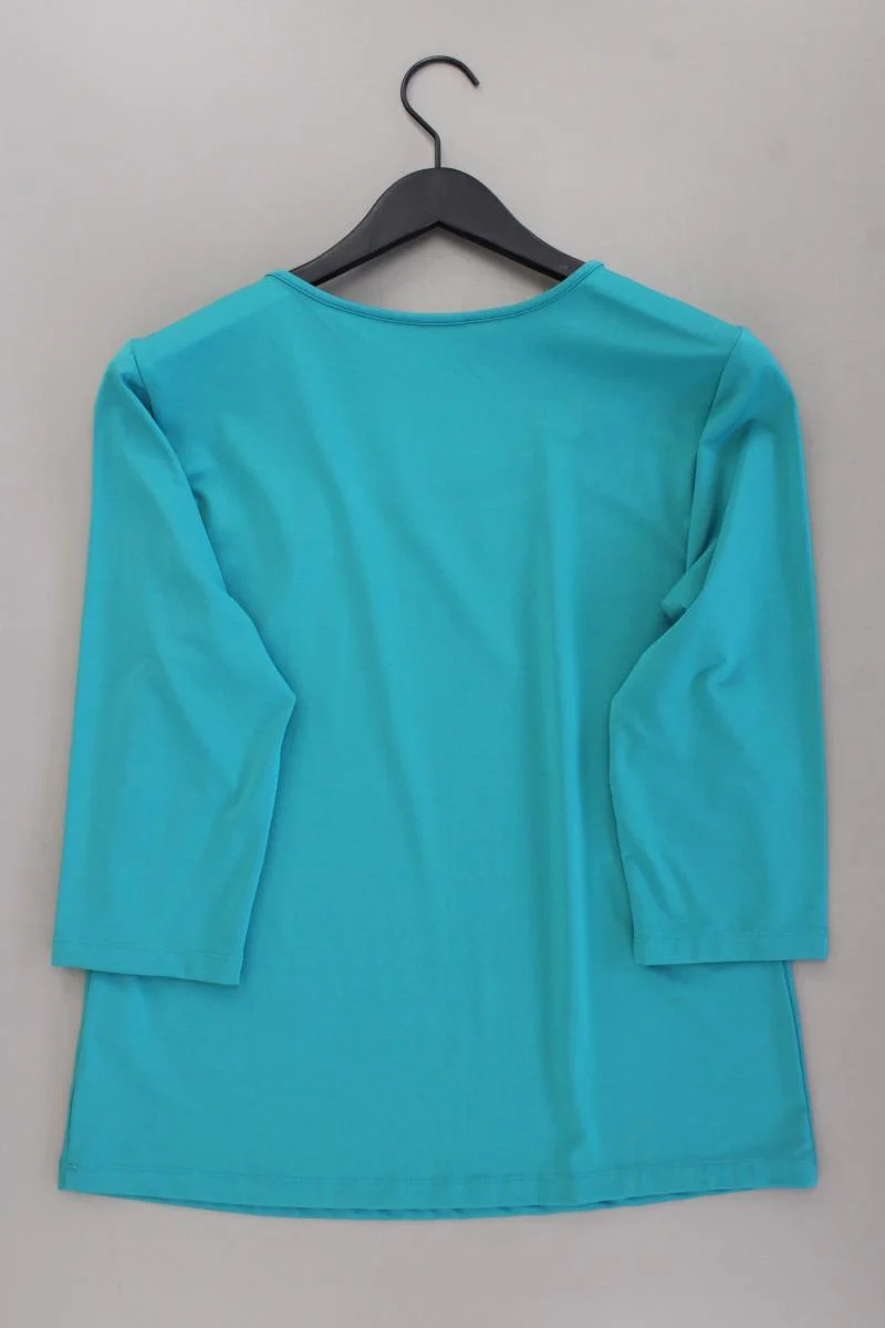 Judith Williams Classic Shirt Gr. 42 neuwertig 3/4 Ärmel mit Pailletten türkis