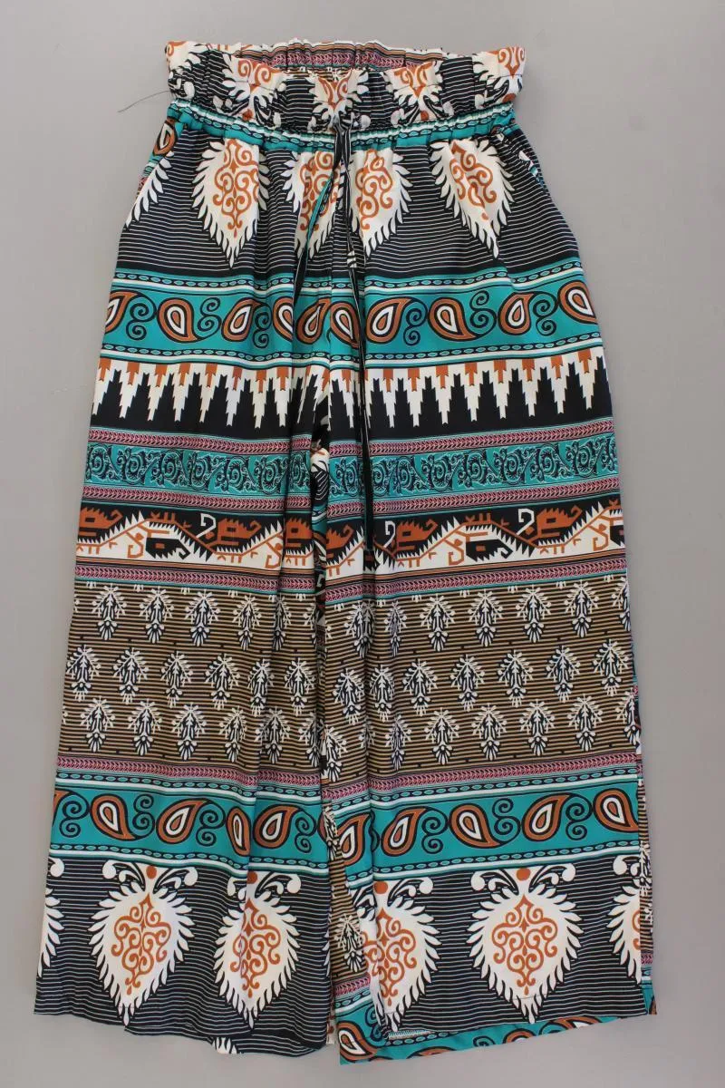 Stoffhose Gr. S mehrfarbig aus Polyester