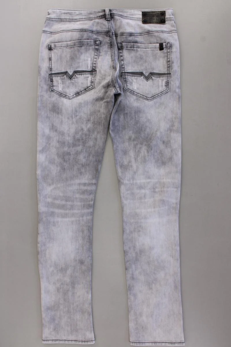 Buffalo David Bitton Skinny Jeans für Herren Gr. W32/L32 grau aus Baumwolle