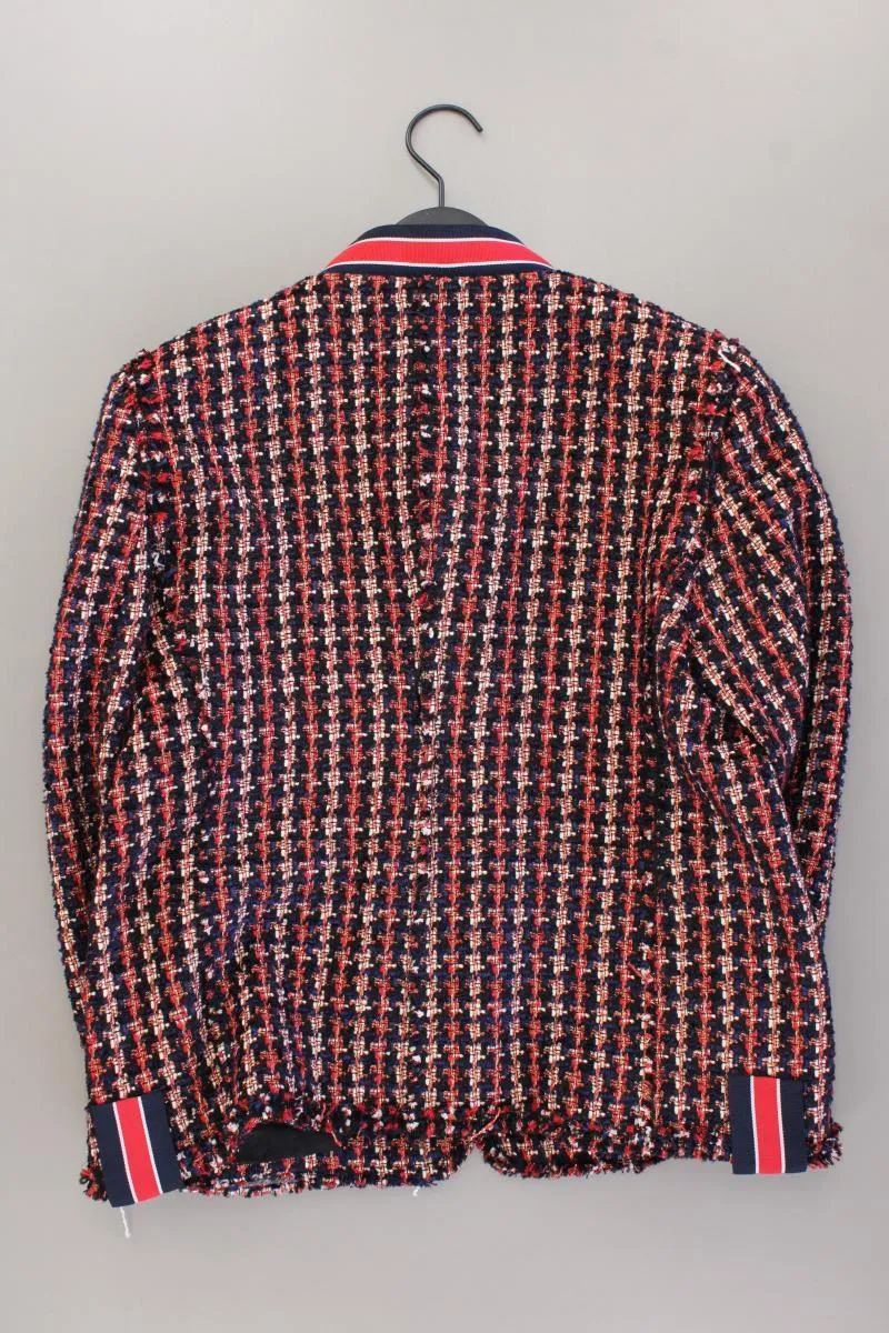 Zara Bouclé Jacke Gr. L mehrfarbig aus Polyester