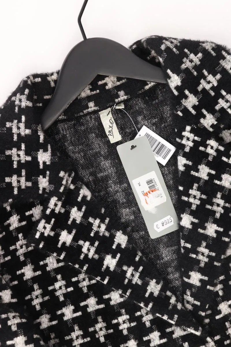 m.x.o Regular Mantel Gr. XL kariert neu mit Etikett Neupreis: 49,95€! schwarz