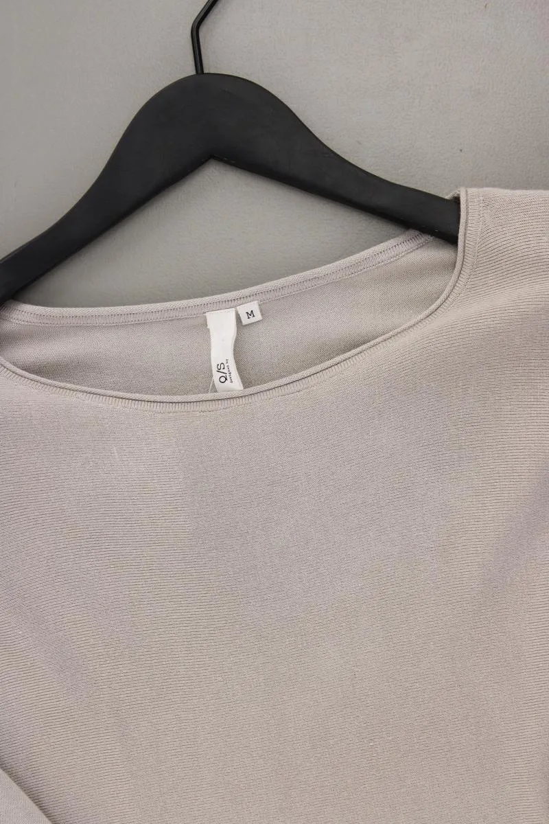 QS by s.Oliver Feinstrickpullover Gr. M grau aus Viskose