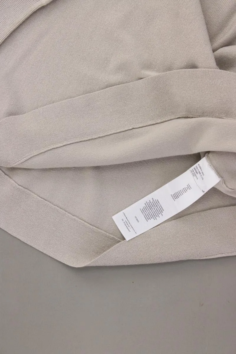 QS by s.Oliver Feinstrickpullover Gr. M grau aus Viskose