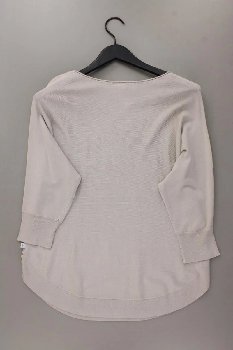 QS by s.Oliver Feinstrickpullover Gr. M grau aus Viskose