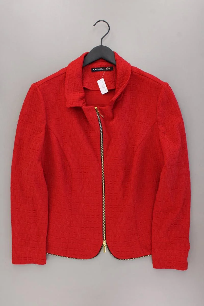 Cosima Übergangsjacke Gr. 46 neuwertig rot aus Polyester