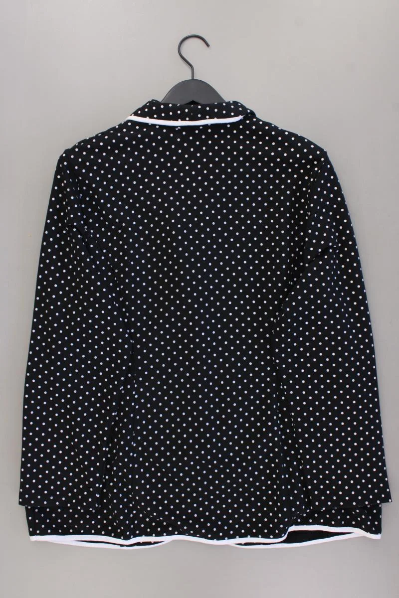 Paola Longblazer Gr. 50 gepunktet schwarz aus Baumwolle
