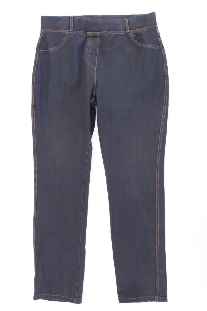 Helena Vera Stretchhose Gr. 40/42 blau aus Baumwolle