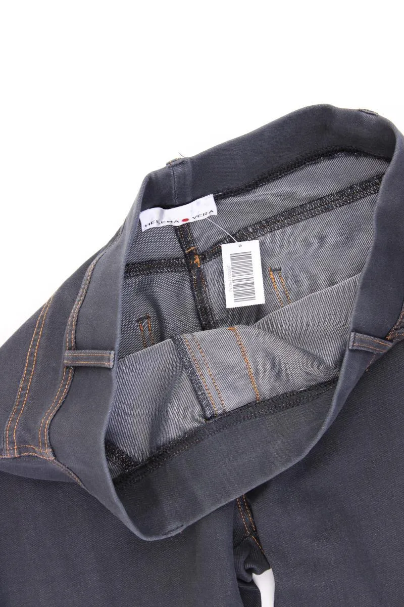 Helena Vera Stretchhose Gr. 40/42 blau aus Baumwolle