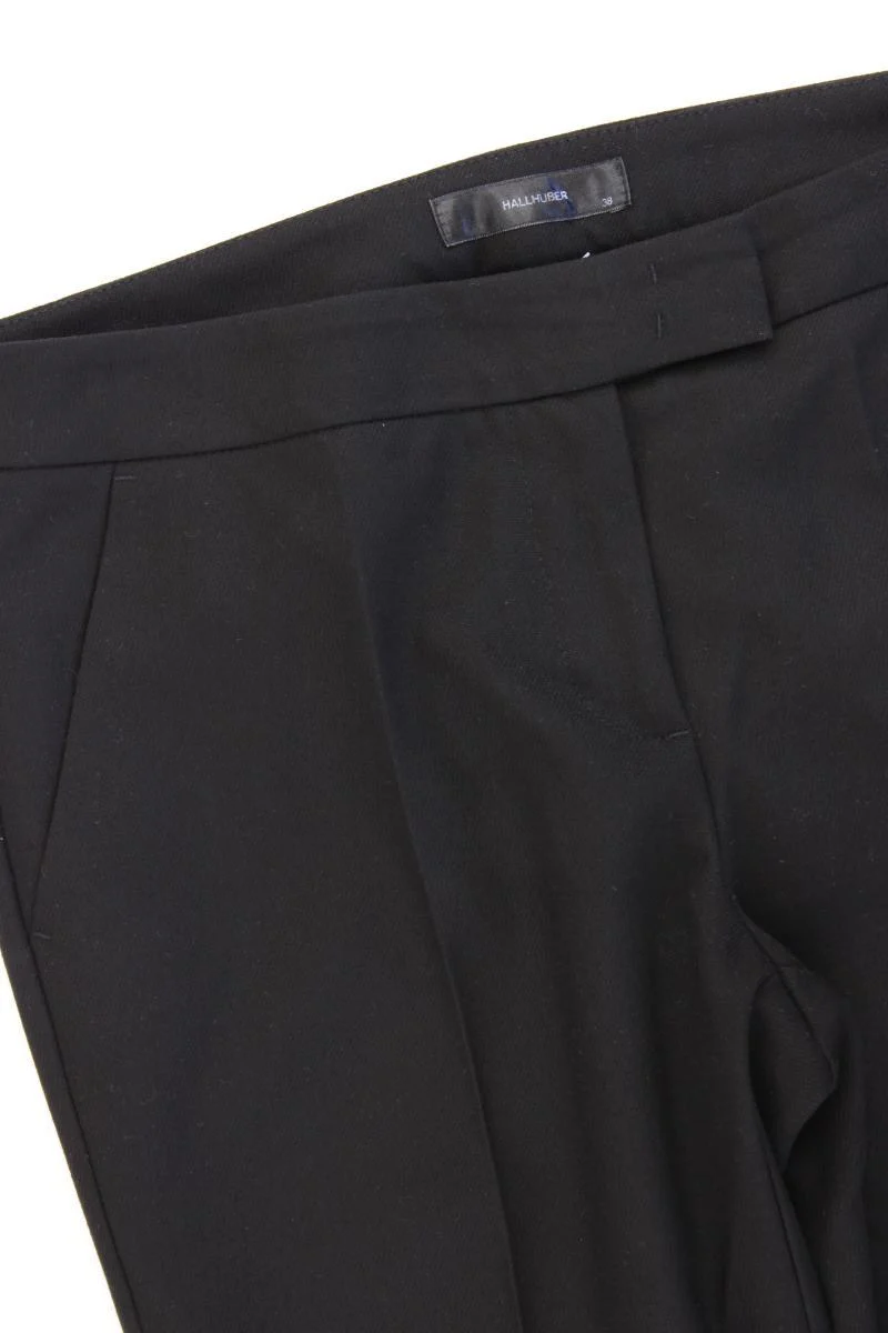 Hallhuber Anzughose Gr. 38 schwarz aus Polyester
