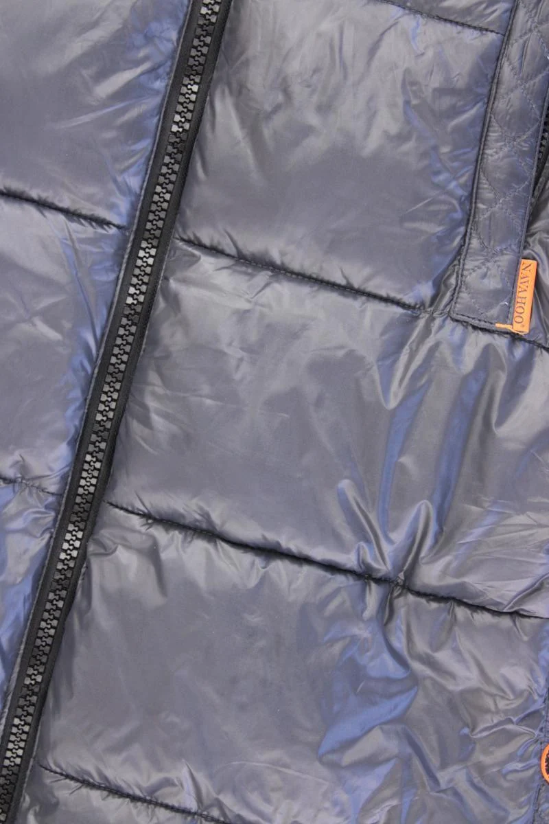 NAVAHOO Wintermantel Gr. M grau aus Polyester