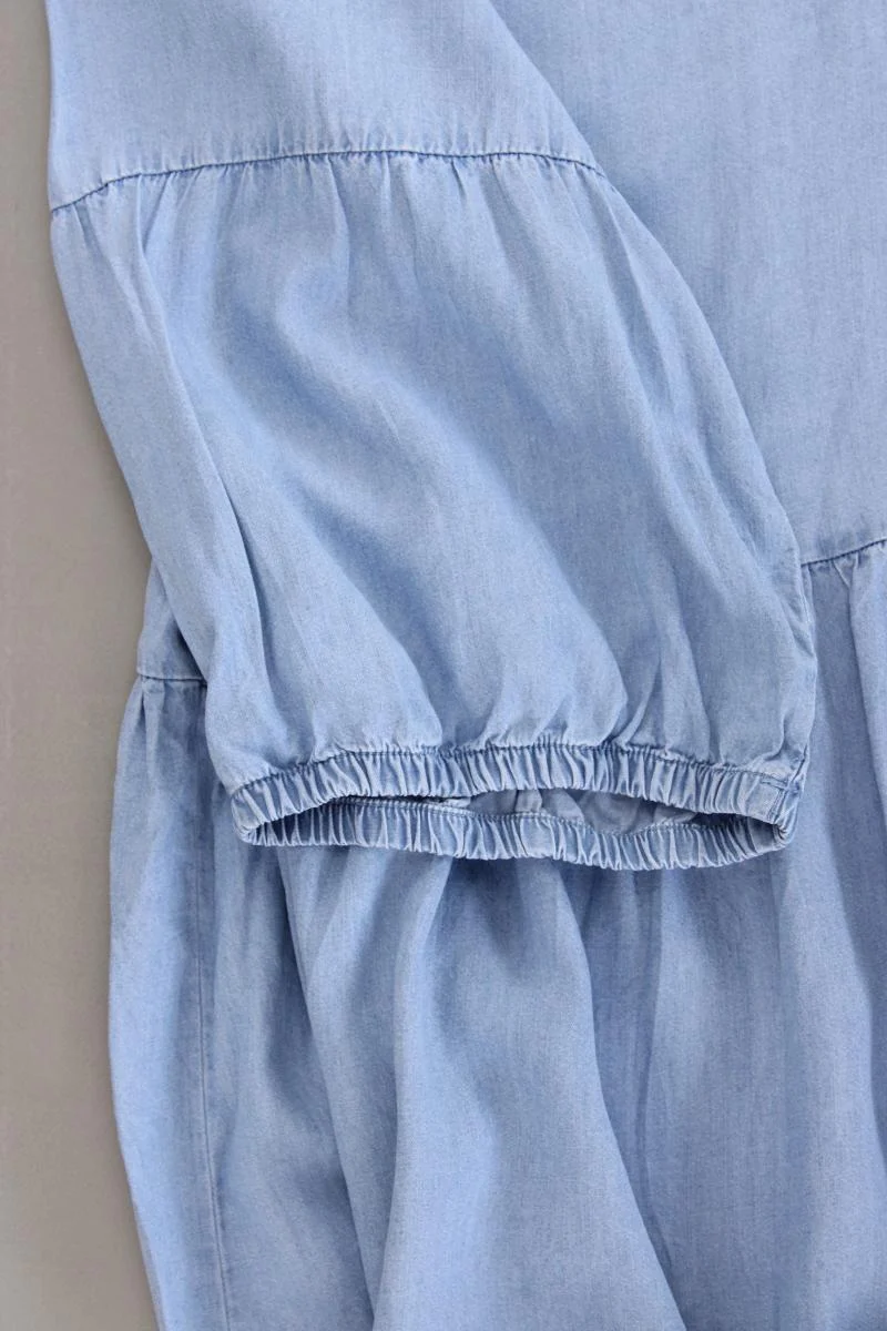 Laura Torelli Kleid Gr. XL 3/4 Ärmel blau