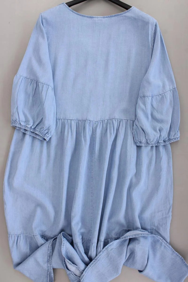 Laura Torelli Kleid Gr. XL 3/4 Ärmel blau