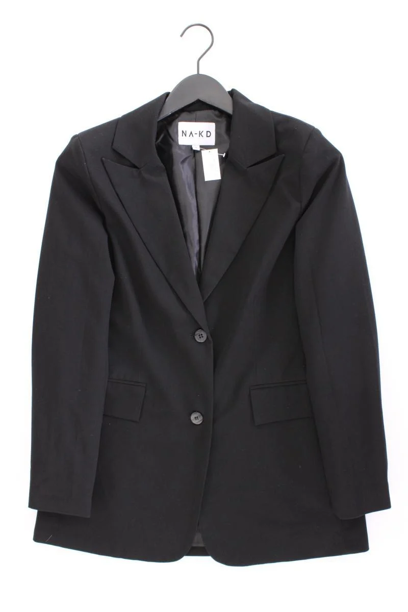 NA-KD Longblazer Gr. 36 schwarz aus Polyester