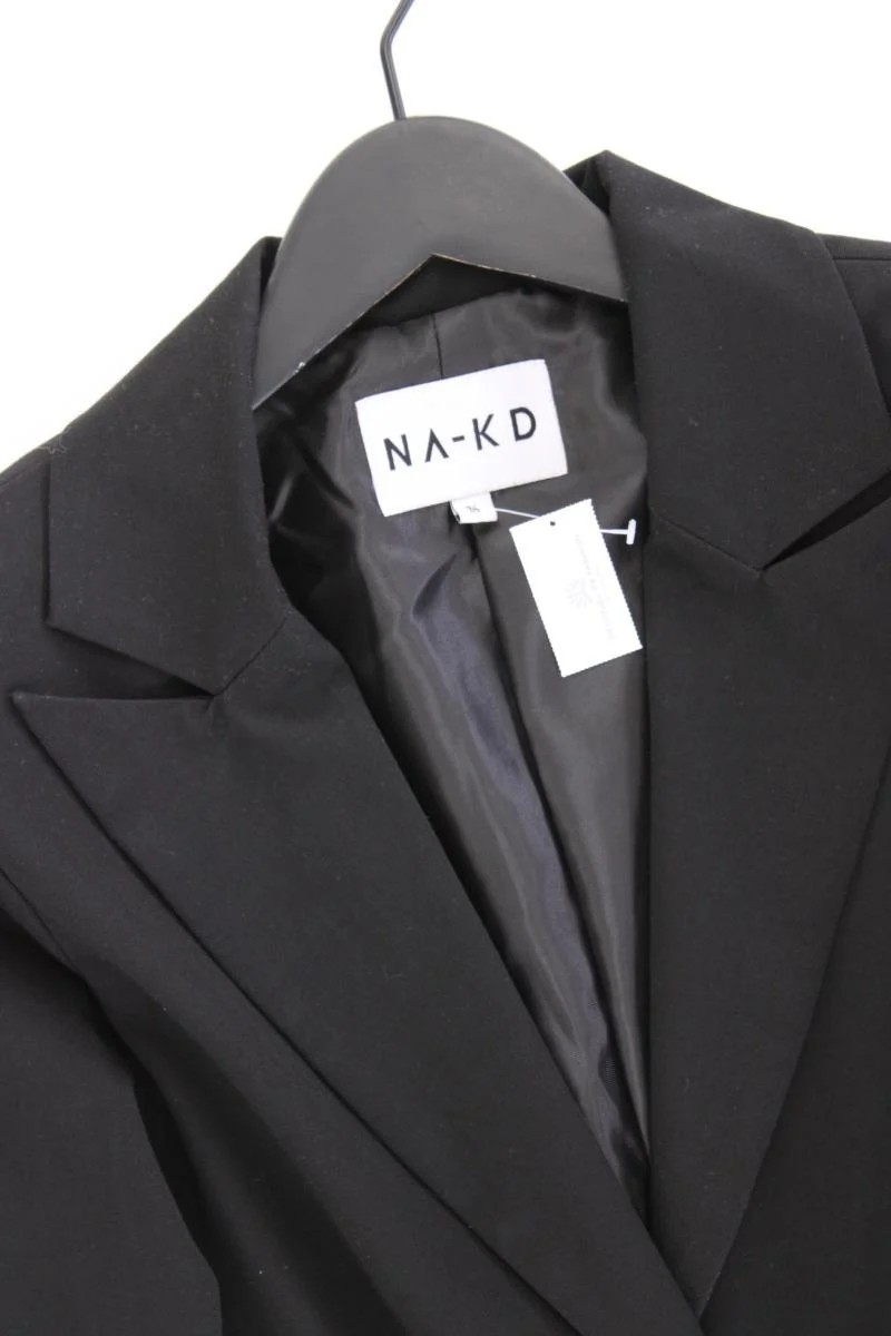 NA-KD Longblazer Gr. 36 schwarz aus Polyester