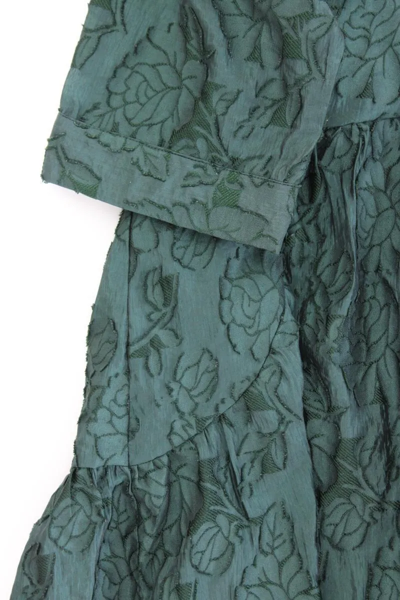 Zizzi Abendkleid Gr. 48 3/4 Ärmel olivgrün