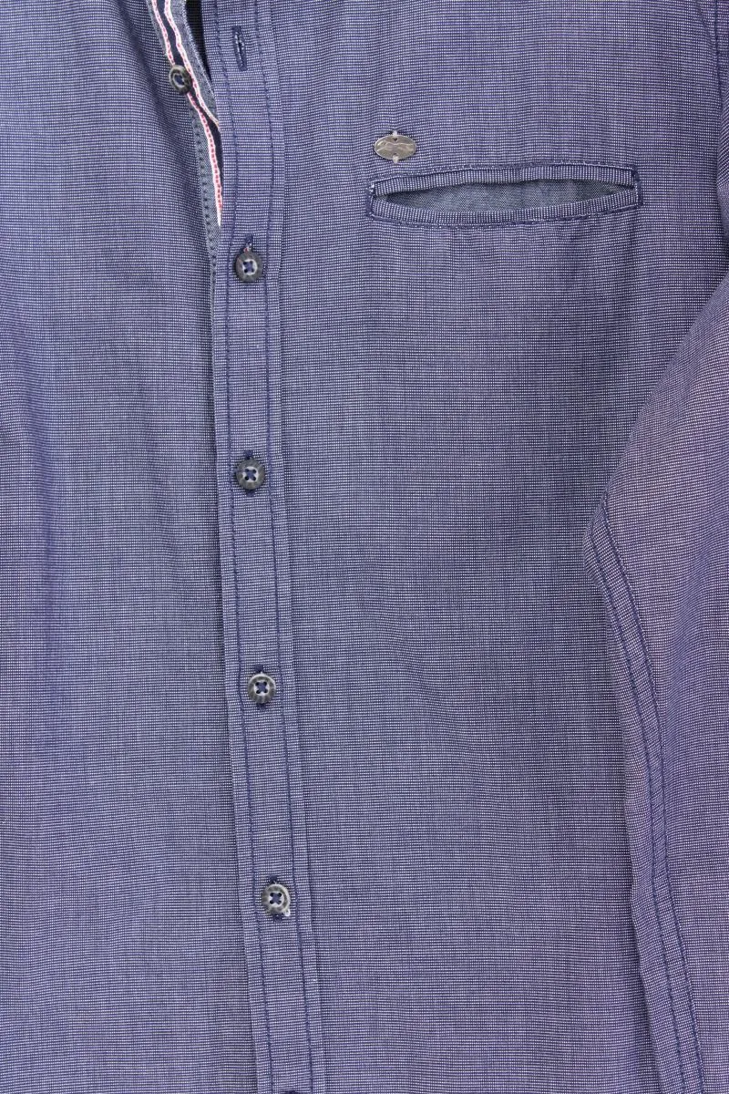 Engbers Langarmhemd für Herren Gr. Hemdgröße 39/40 blau aus Baumwolle