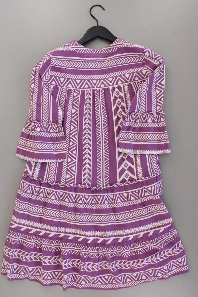 Vero Moda Sommerkleid Gr. XS 3/4 Ärmel lila aus Baumwolle