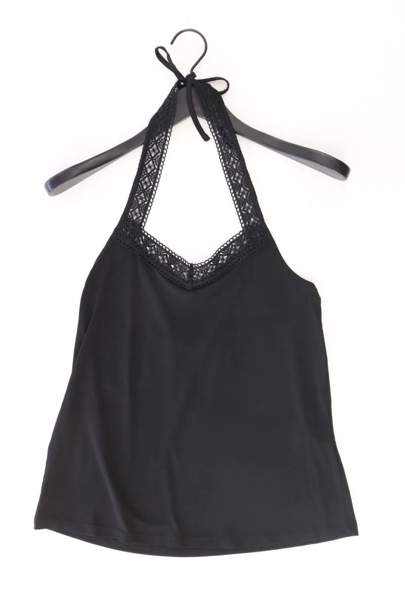 Anna Field Neckholdertop Gr. M schwarz aus Polyester