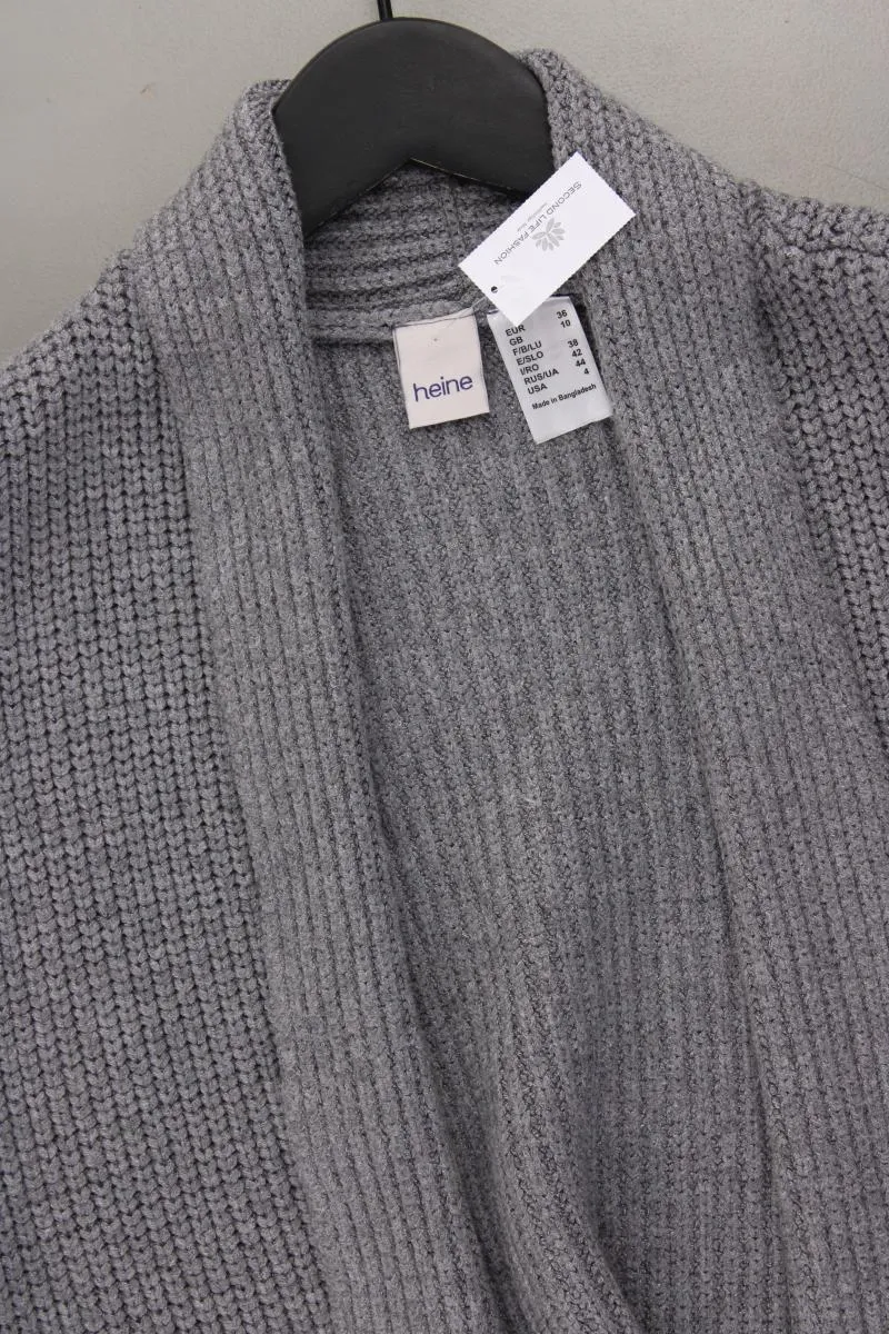 Heine Strickweste Gr. 36 neuwertig grau aus Viskose