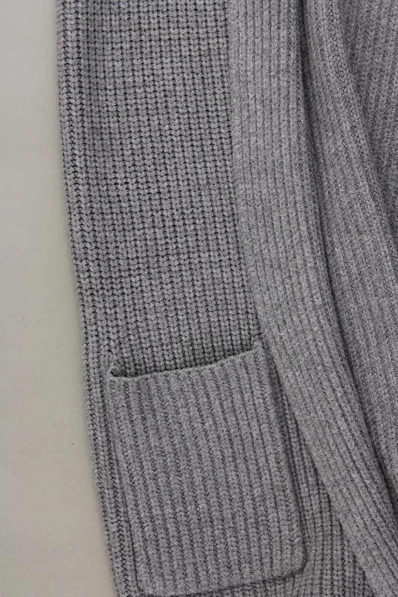 Heine Strickweste Gr. 36 neuwertig grau aus Viskose