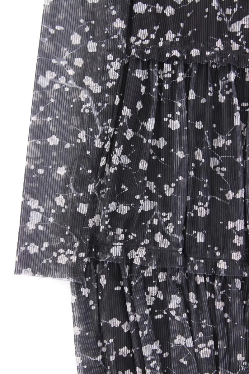 Noisy May Langarmkleid Gr. M grau aus Polyester