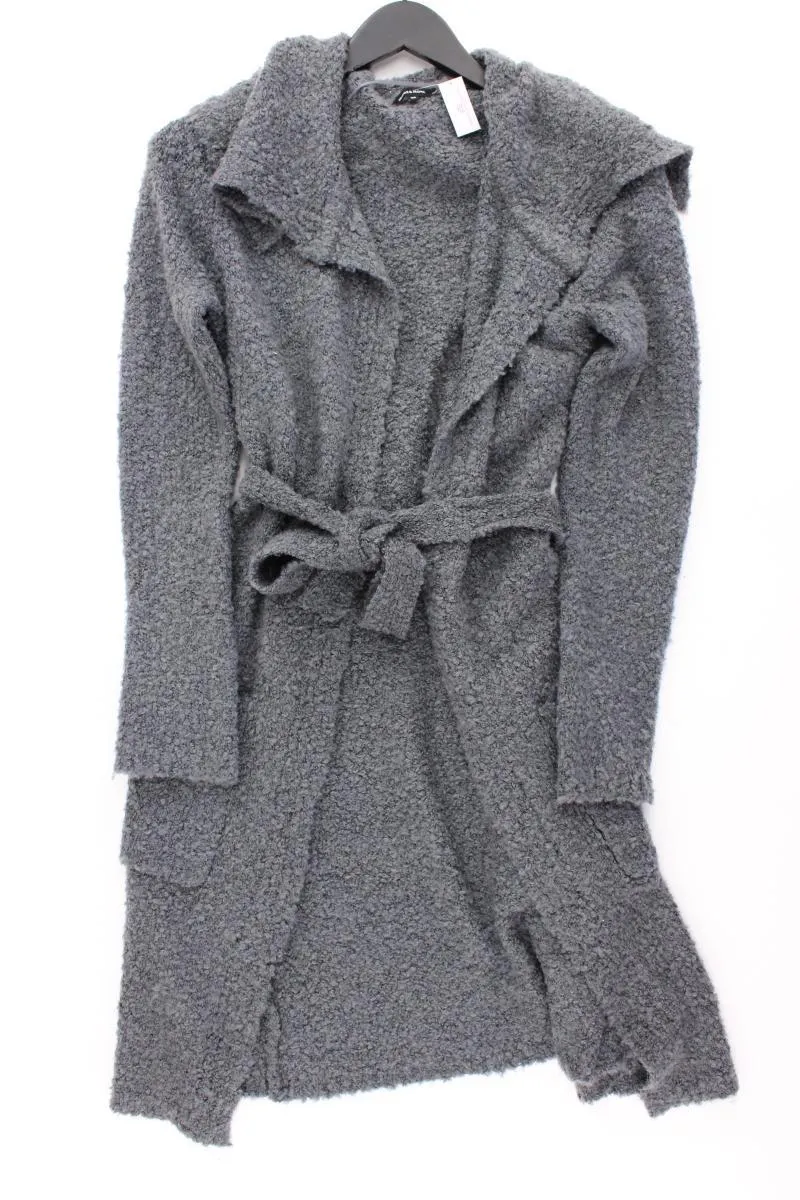 More&More Strickjacke Gr. 36 neuwertig Langarm grau aus Polyacryl