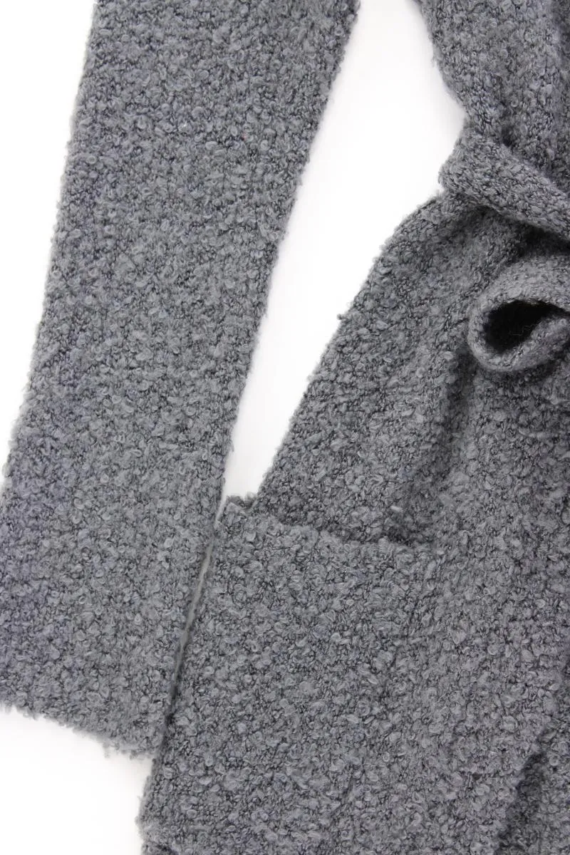 More&More Strickjacke Gr. 36 neuwertig Langarm grau aus Polyacryl