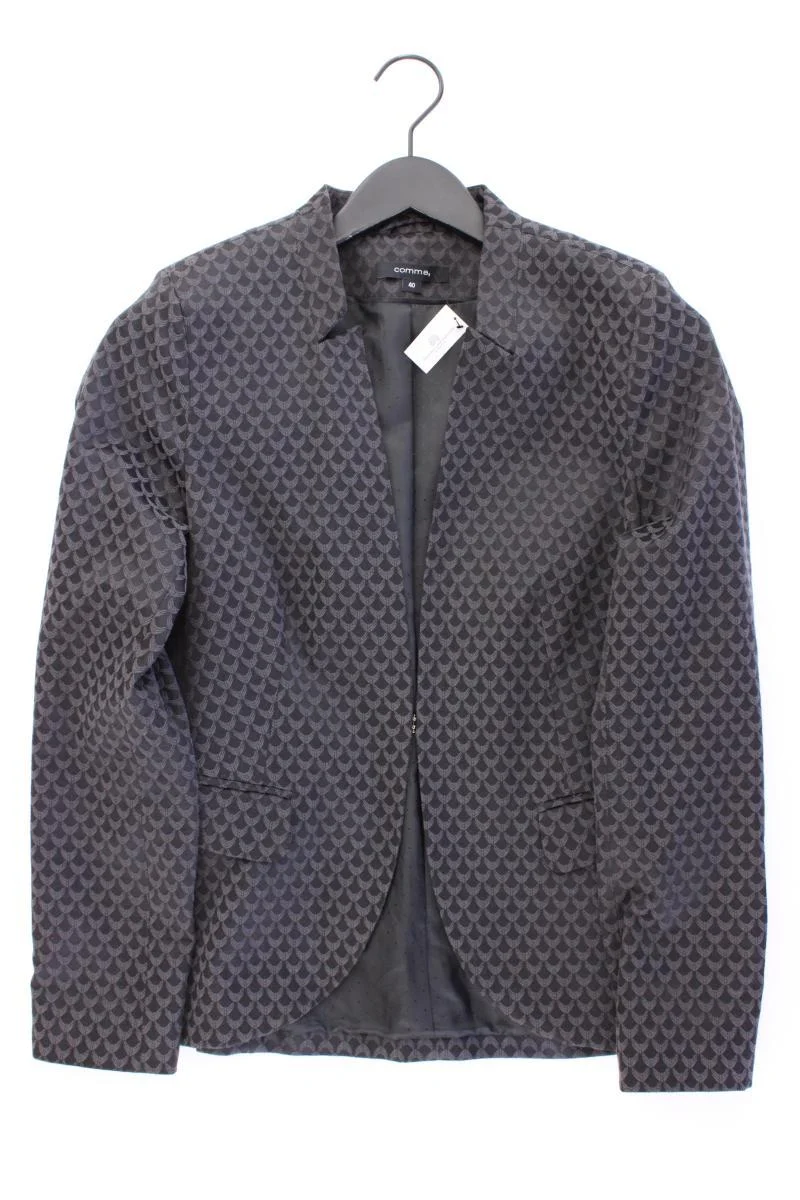 comma, Classic Blazer Gr. 40 neuwertig grau aus Baumwolle
