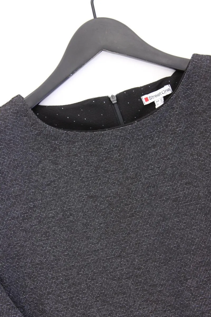 s.Oliver T-Shirt Gr. 42 Kurzarm mit Glitzer silber aus Polyester