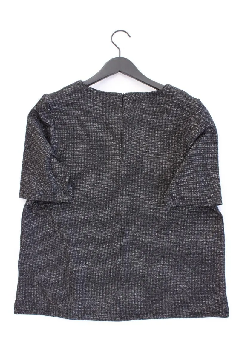 s.Oliver T-Shirt Gr. 42 Kurzarm mit Glitzer silber aus Polyester
